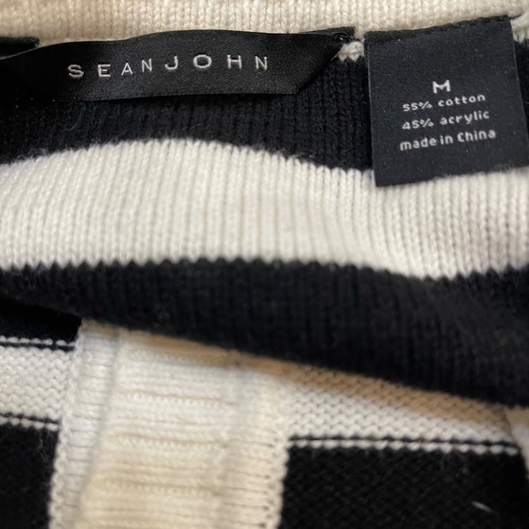 Sean John Striped Cardigan Size Medium - Picture 3 of 5